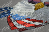 Patriotic Eagle (Two skylines New York / San Francisco)